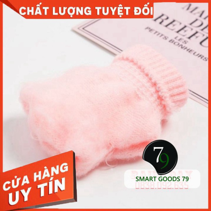 [ Chính Hãng ] [309] Găng tay Bao tay len trẻ em cho bé trai gái mùa đông cực ấm 2 trong 1 hình thật