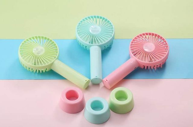 Combo 2 Quạt tích điện mini quạt mini cầm tay để bàn | BigBuy360 - bigbuy360.vn