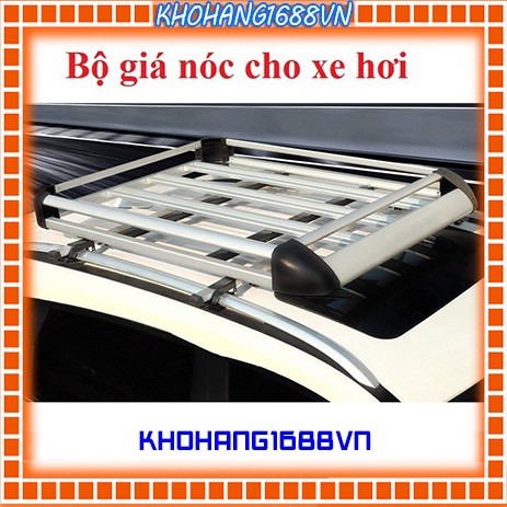 Giá Nóc Xe Ô Tô - Giá để hành lý xe hơi (kèm phụ kiện)