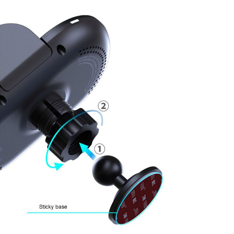 Alli 10W Car Air Vent Holder Fast Qi Wireless Charger Mount Stand For Iphone X 8 XS 11 Pro Max huawei 4.5-6.5 Mobile Phone