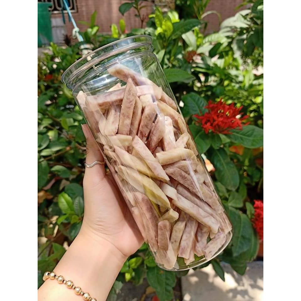Khoai Môn Thái Sợi Sấy Giòn 300gr
