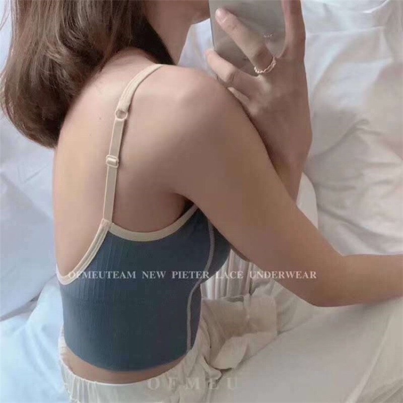 Áo bra nữ,áo ngực hở lưng không gọng nâng ngực chữ U gợi cảm chất cotton co giãn | BigBuy360 - bigbuy360.vn