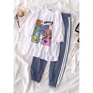 Áo thun tay lỡ Unisex Plus, áo phông form rộng Nữ Nam