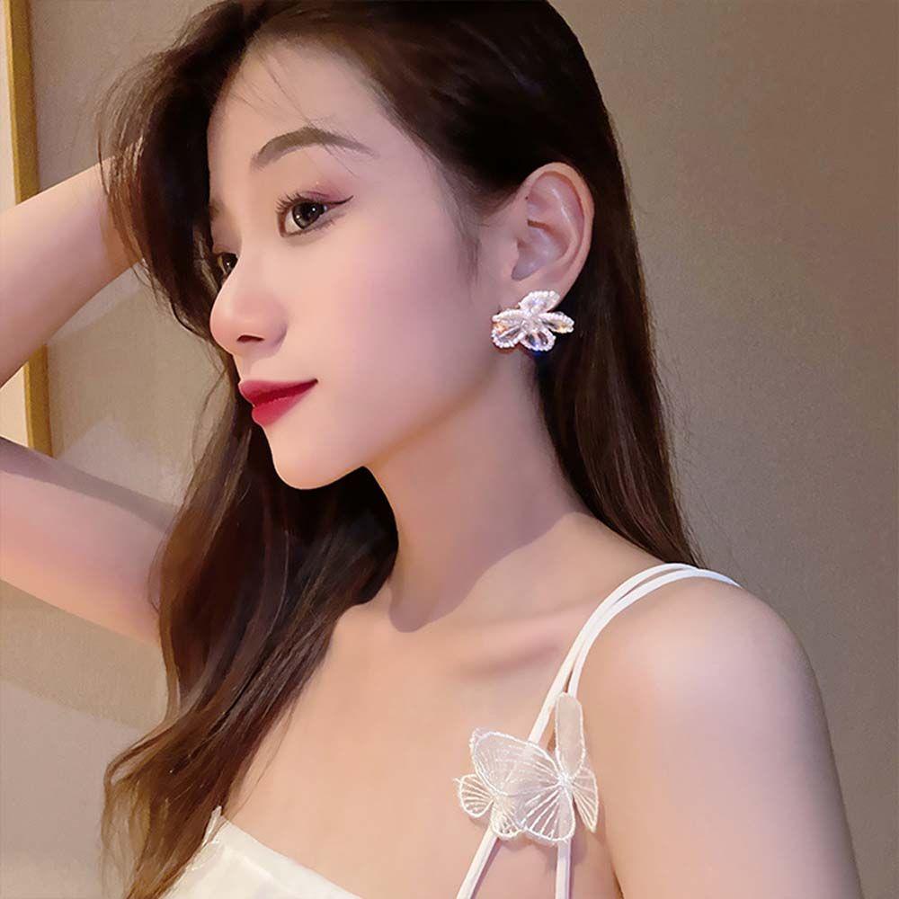 Vanes1 Bông Tai Nữ Hoang Dã Ngọt Ngào Hợp Kim|Khuyên Tai Đinh Tán Thiết Kế Đơn Giản Cá Tính