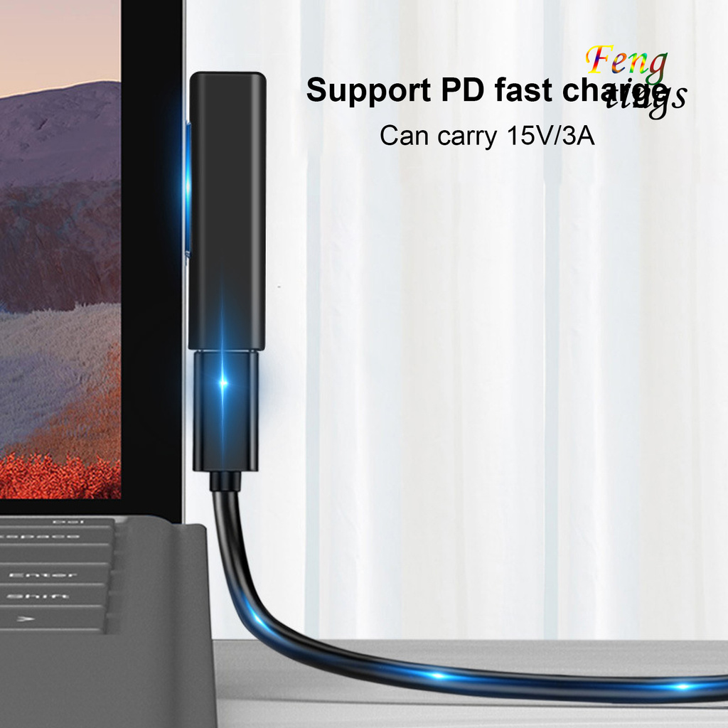 Đầu Chuyển Đổi Sạc Nhanh Type-C Sang Pd Cho Surface Pro 3 / 4 / 5 / 6 / 7