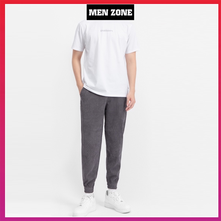 Quần Jogger Ống Rộng Nam Chất Nhung Tăm Dày Dặn Phong Cách Thể Thao