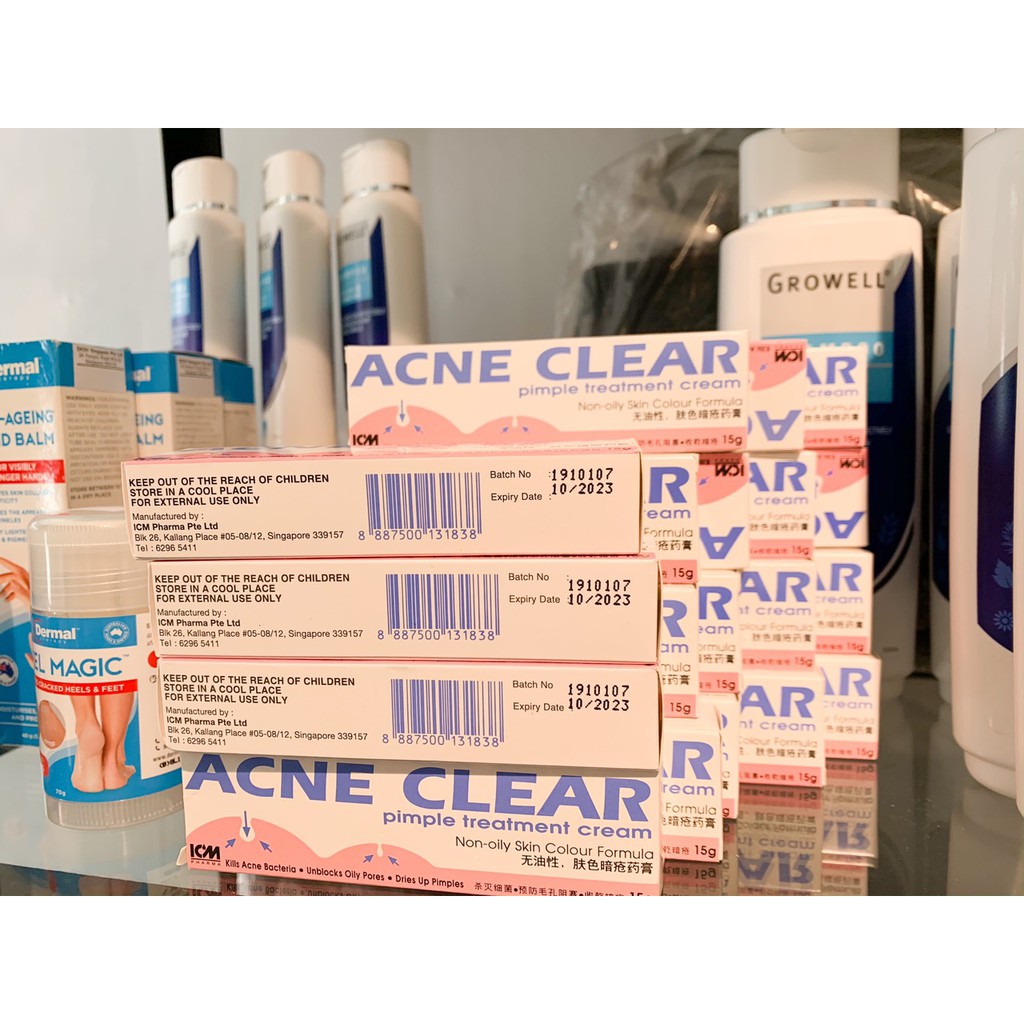 Kem ACNE CLEAR SINGAPORE