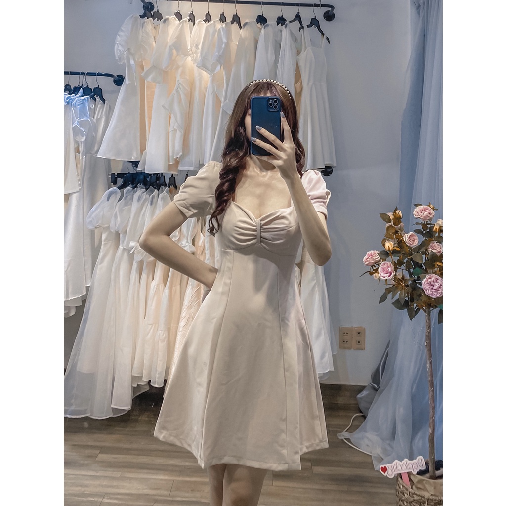 Đầm Chíp Ngực 3 màu - D0356