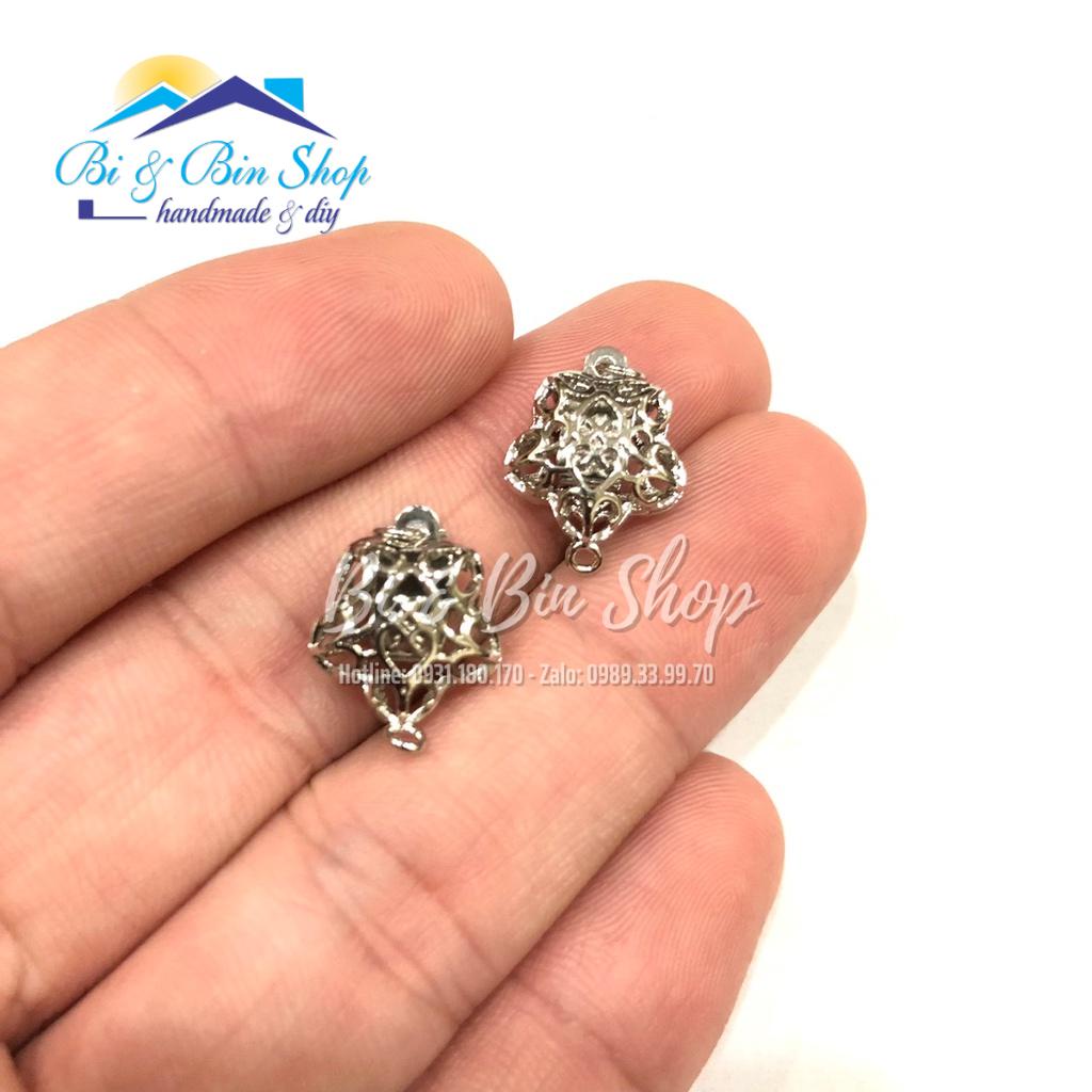 Khóa Ngôi Sao Dùng Xỏ Chuỗi Ngọc Trai Làm Dây Chuyền Vòng Deo Tay Trang Sức Handmade