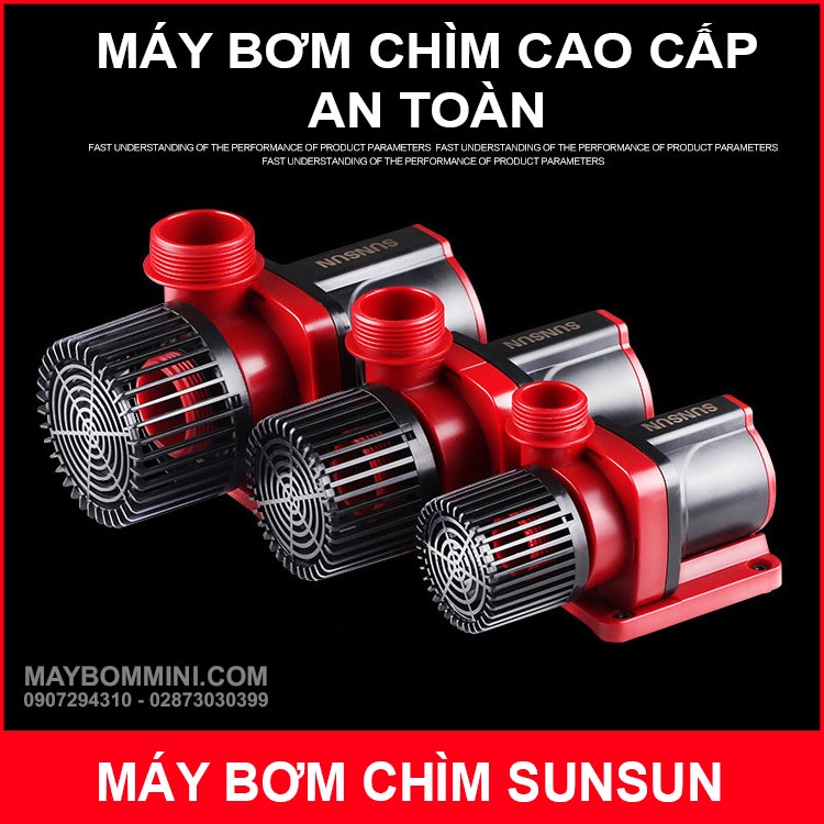 Máy bơm nước chìm 24V 24W 2000L SUNSUN JDP-2000 – kèm nguồn điện