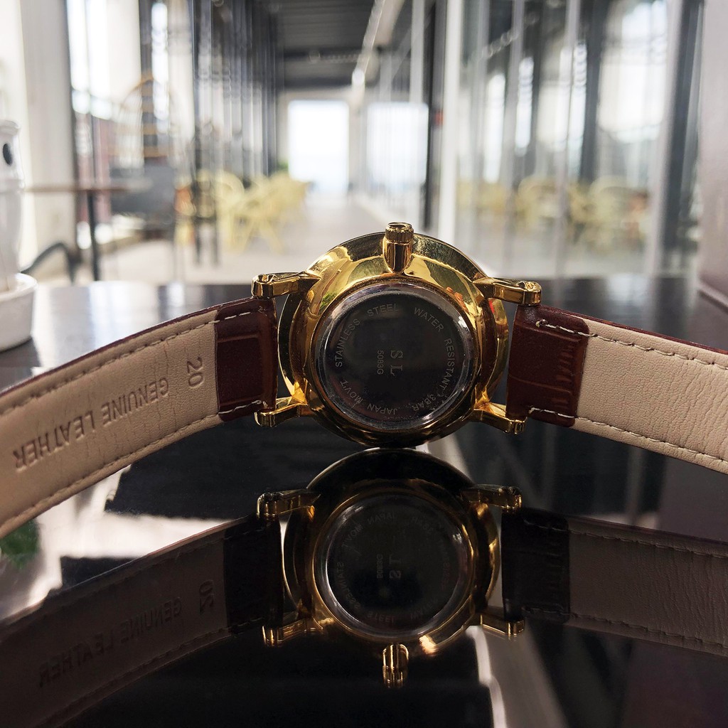 Đồng hồ nam SL 5083G , dây dây da 316L, full box , thẻ bảo hành 3 năm, mặt Sapphire chống nước, chống xước | BigBuy360 - bigbuy360.vn