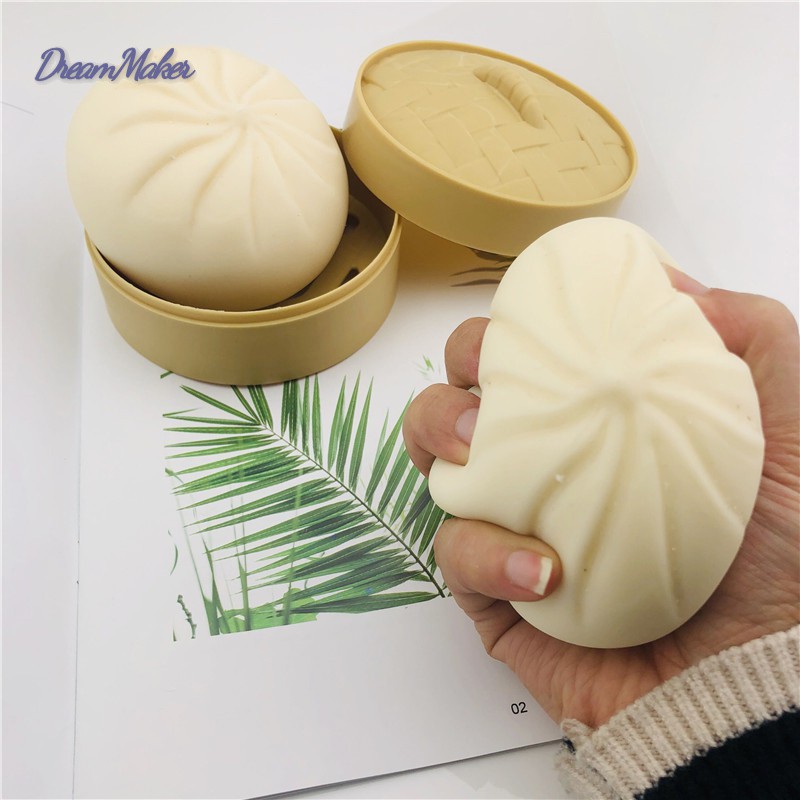 Squishy Mềm Hình Bánh Bao Dễ Thương