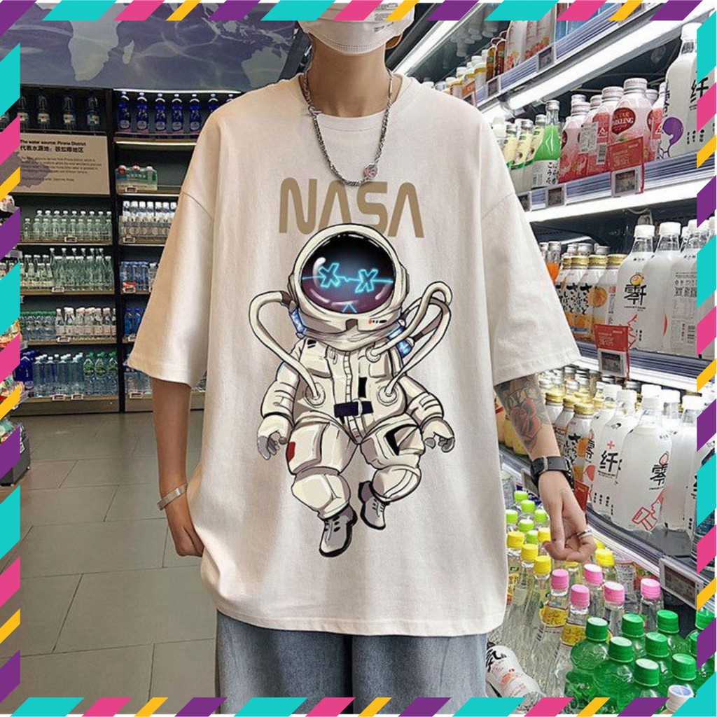 Áo Thun Tay Lỡ Form Rộng NASA Siêu Hot🍁 Unisex nam nữ đều mặc được | BigBuy360 - bigbuy360.vn