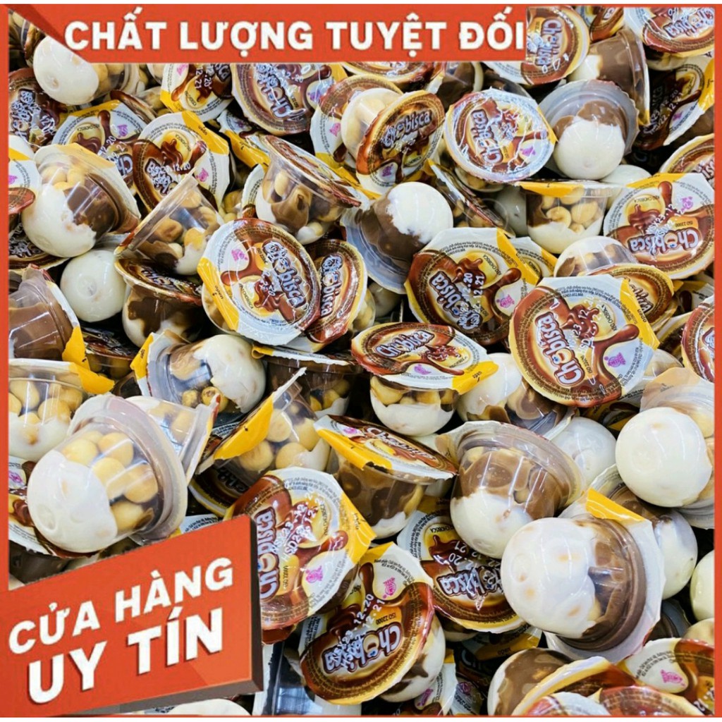 Kẹo Socola Đậu Phộng CHOBISCA 2 gói ( 500gr)