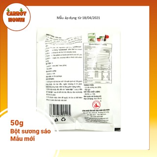 Bột sương sáo đen 50g mẫu mới