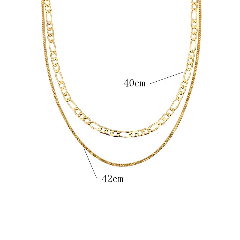 1 vòng cổ choker nhiều lớp phong cách cổ điển Hàn Quốc