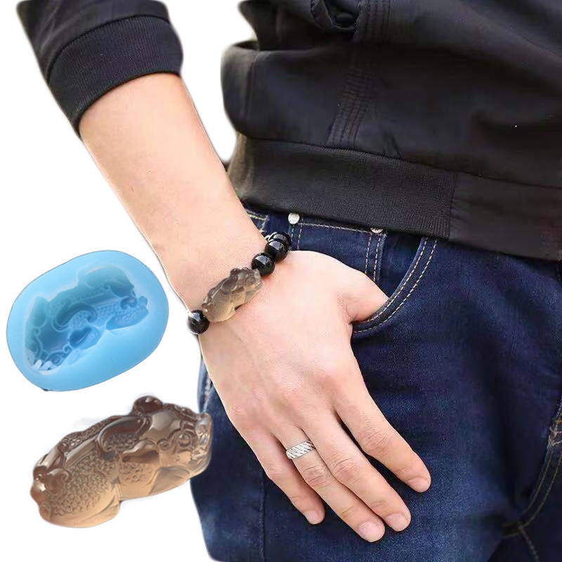 Khuôn silicone làm trang sức hình cầu may mắn