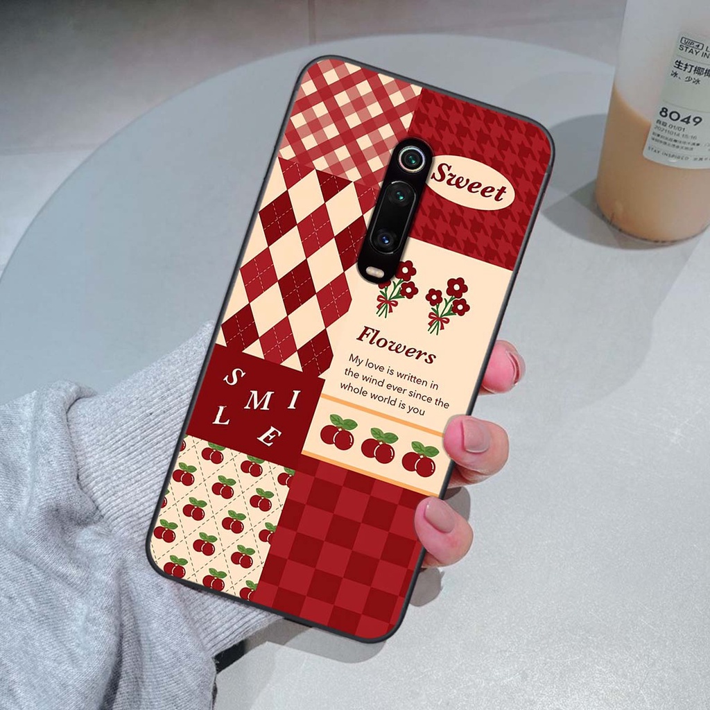 Ốp Xiaomi Redmi K20 họa tiết hoa, gấu thời trang, ốp dẻo bền đẹp