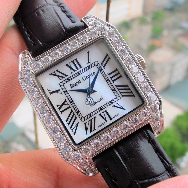 Đồng Hồ Nữ Chính Hãng Dây Da Royal Crown 6104 Chống Nước Chống Xước | BigBuy360 - bigbuy360.vn