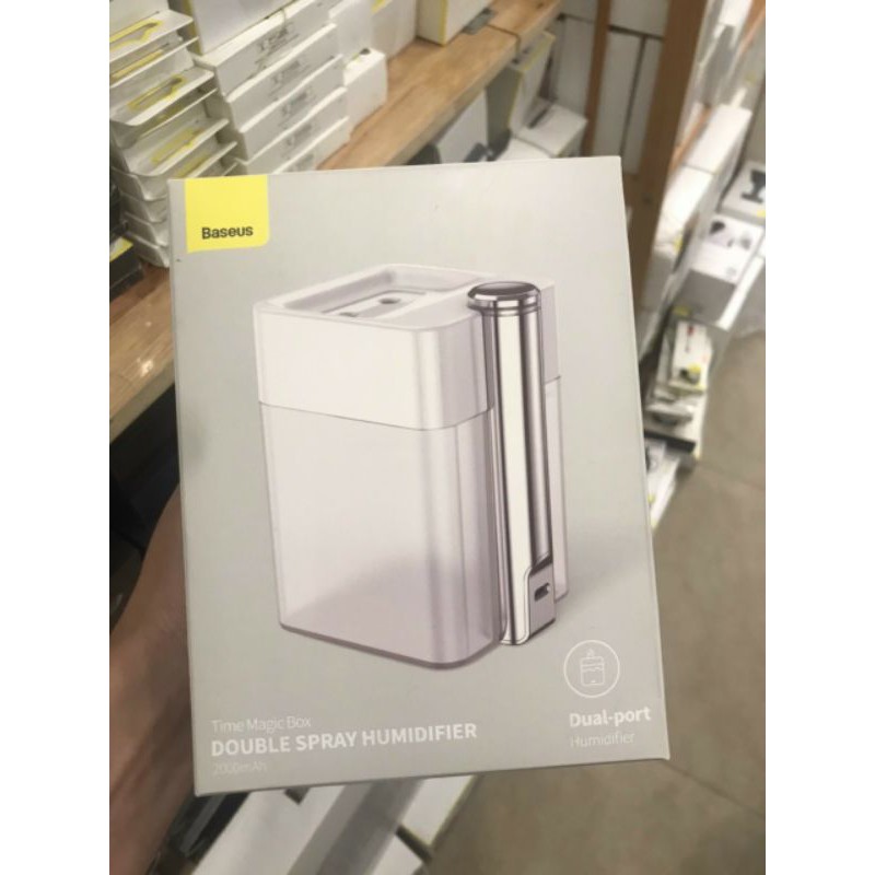 Máy phun sương tạo ẩm để bàn Baseus Time Magic Box Humidifier 550ml