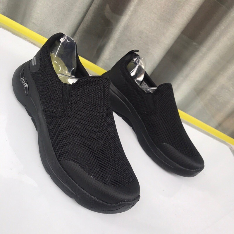 Giày thể thao dáng lười của nam Skechers Gowalk cao cấp thoáng khí và êm chân mẫu mới 2021