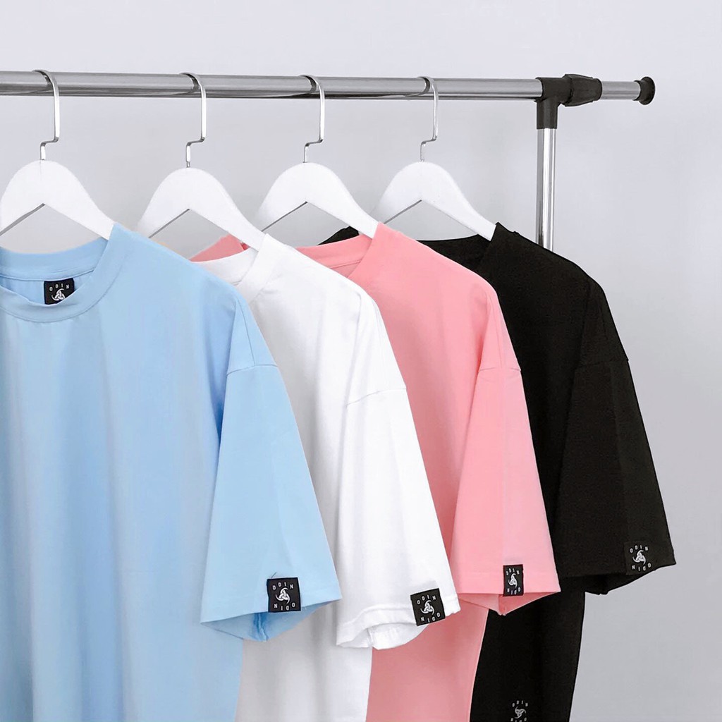 Áo thun Unisex ODIN Basic Tee phông trơn nam nữ tay lỡ oversize form rộng 4 màu | BigBuy360 - bigbuy360.vn