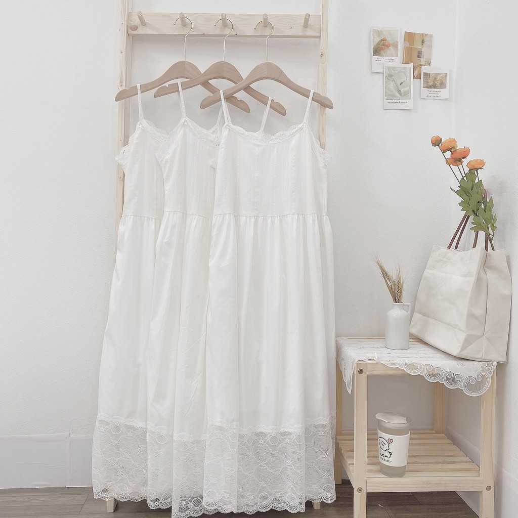Váy Maxi 2 Dây, Đầm Maxi Đi Biển Hai Lớp Hở Lưng, Form Rộng Che Khuyết Điểm Cơ Thể | BigBuy360 - bigbuy360.vn