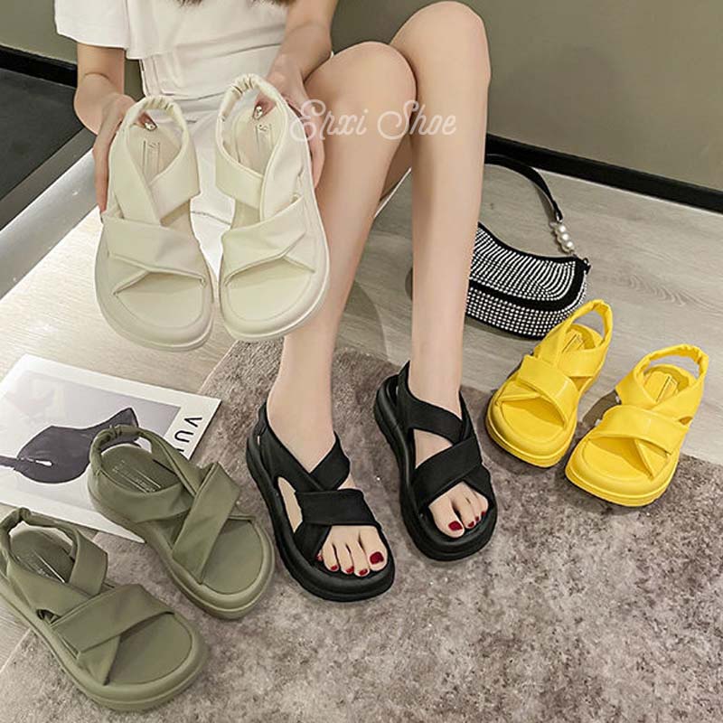 Oeteo Xăng đan Đế Xuồng Quai Chéo Thời Trang Dành Cho Nữ