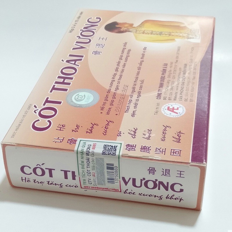 ✅ (CHÍNH HÃNG) Viên Uống CỐT THOÁI VƯƠNG