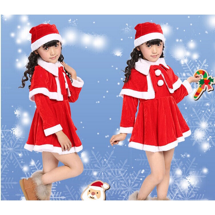 Trang phục giáng sinh Trang phục giáng sinh cho bé trai và bé gái Ông già Noen Trang trí giáng sinh quà Giáng sinh