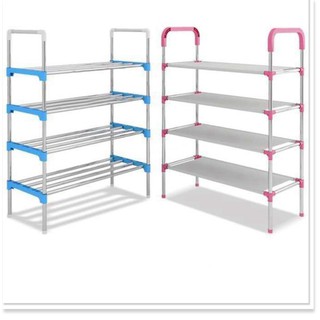 KỆ ĐỂ GIẦY DÉP 5 TẦNG KHUNG NHÔN(giao mầu ngẫu nhiên)