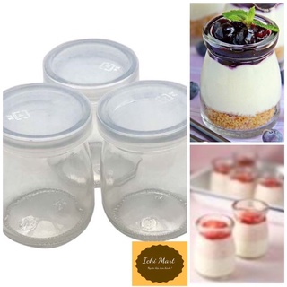 Hũ pudding lùn 100ml, hũ làm sữa chưa,hũ đựng sản phẩm tại nhà