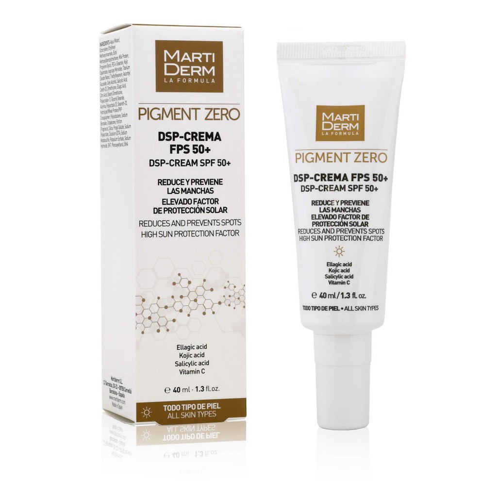 Kem Chống Nắng Làm Sáng Da, Mờ Thâm, Nám -- MartiDerm Pigment Zero DSP-Cream SPF 50+ 40ml