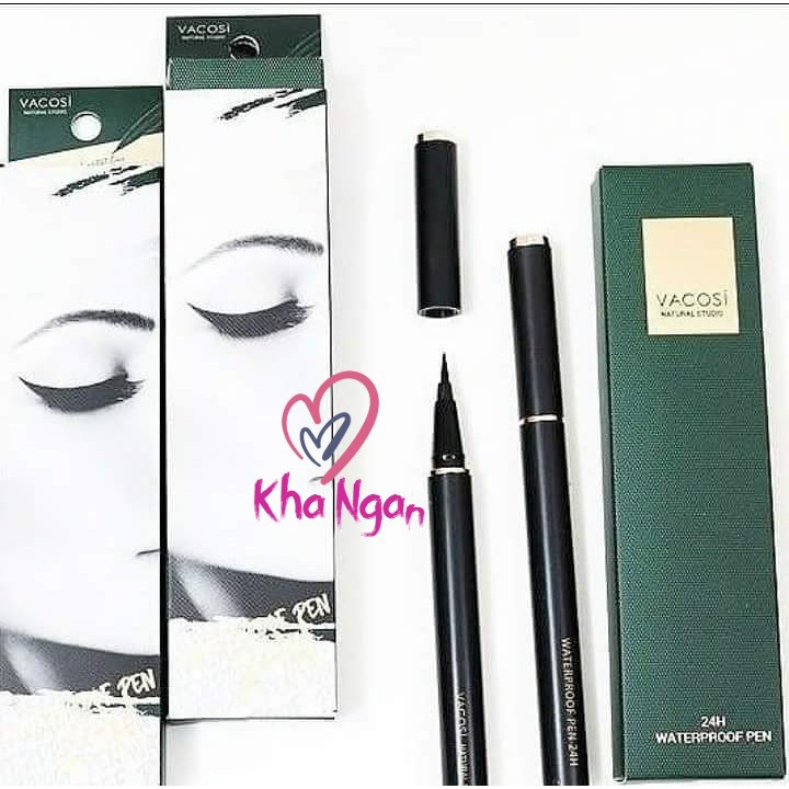 Kẻ mắt nước Vacosi Waterproof Pen Eyeliner 24h