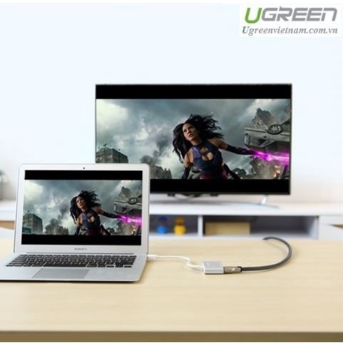 Cáp chuyển đổi Mini Displayport to HDMI và VGA Ugreen 20421 mạ vàng/2k-4k/20cm