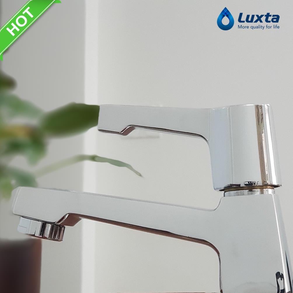 Vòi lavabo rửa mặt Cao cấp gạt Luxta L1114T1, bảo hành 05 năm