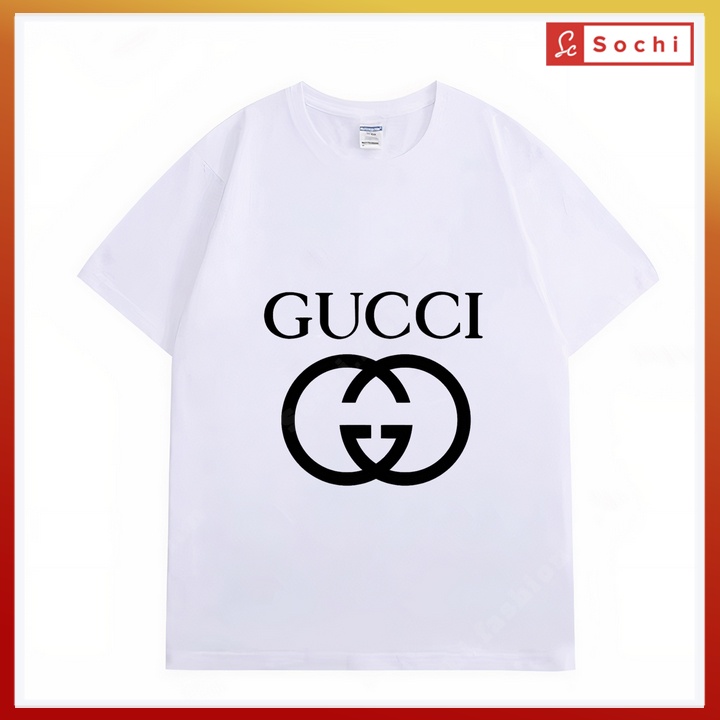 Áo thun unisex nam tay ngắn cổ tròn, áo phông nam thời trang GUCCl chất cotton mát mịn CZ632