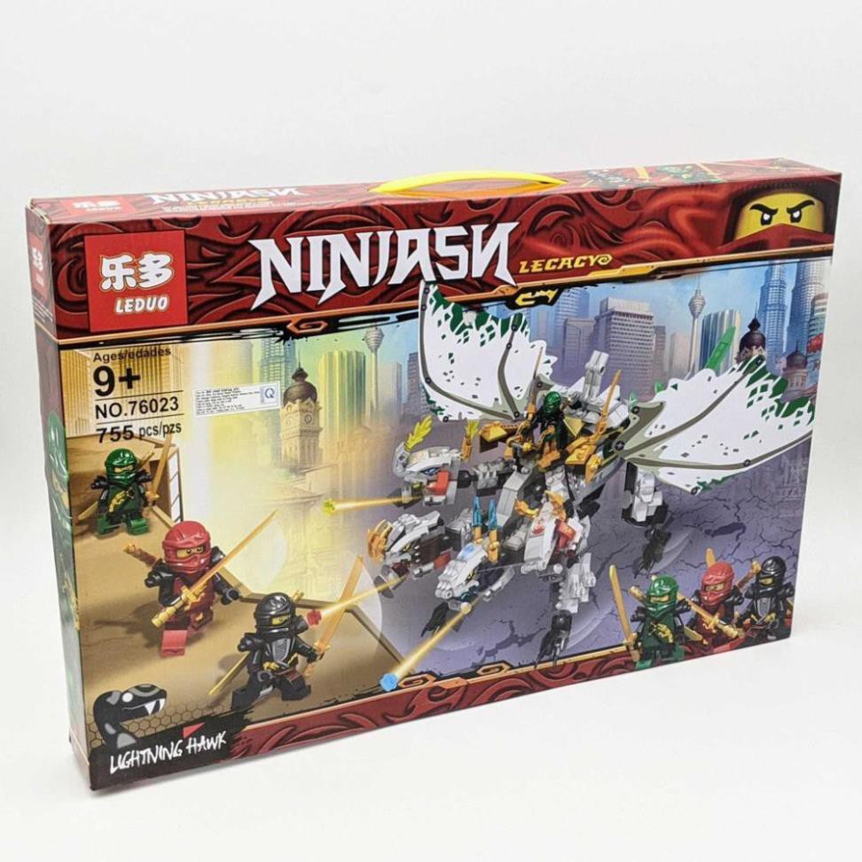 [Khai trương giảm giá] NINJAGO_Lego Ninja Đại Chiến Rồng 3 Đầu Siêu Cấp (755 miếng)