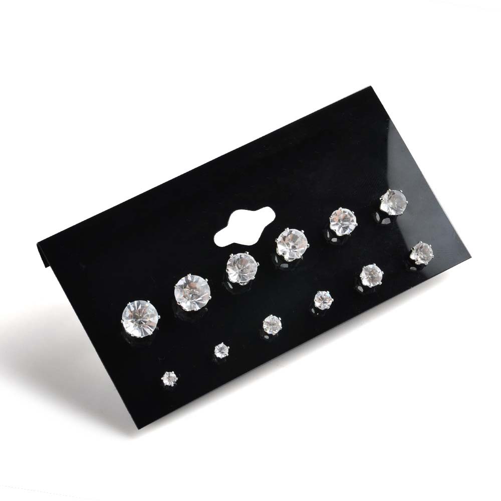 Set 6 Đôi Bông Tai Hình Tròn Cho Nữ