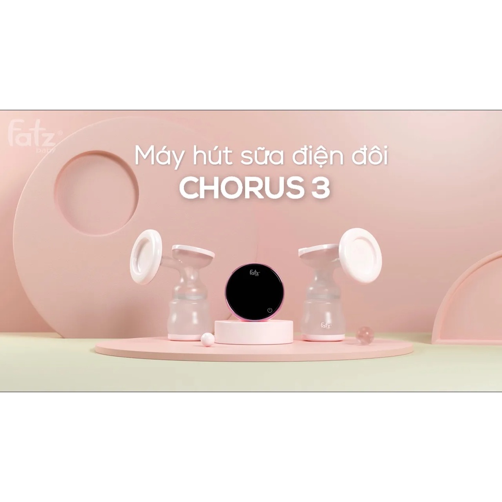 MÁY HÚT SỮA ĐIỆN ĐÔI CÓ PIN SẠC FATZBABY FATZ CHORUS 3 - FB1183MX
