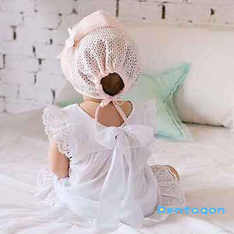 Mũ chống nắng phong cách công chúa đáng yêu cho bé gái