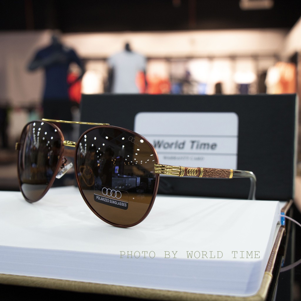 Kính mát nam Audi A185 tròng Polazied, chống lóa,Full box ,thời trang cao cấp | BigBuy360 - bigbuy360.vn