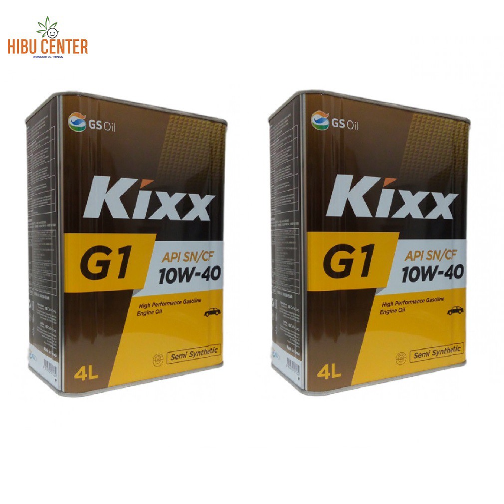 Dầu Nhớt Bán Tổng Hợp KIXX G1 Sn Plus 10W-40 4 Lít | Hibucenter