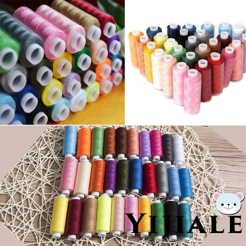 30 Cuộn Chỉ Polyester Nhiều Màu Sắc 250 Yards Dùng Cho Máy May