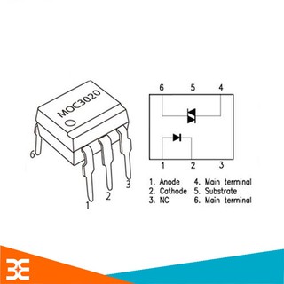 Sản phẩm MOC3020 DIP6 Chất Lượng Cao