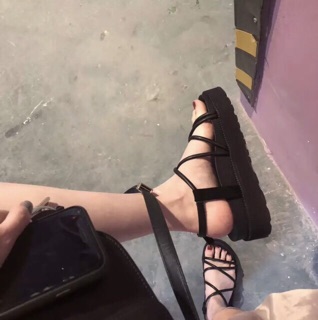 Sandal đế kếp QUAI ĐAN CHÉO siêu hot