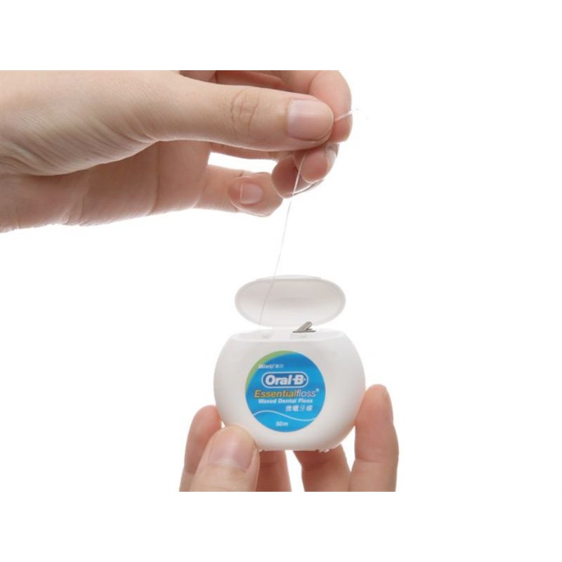 Chỉ nha khoa Oral B Floss Waxed Mint hộp 50m