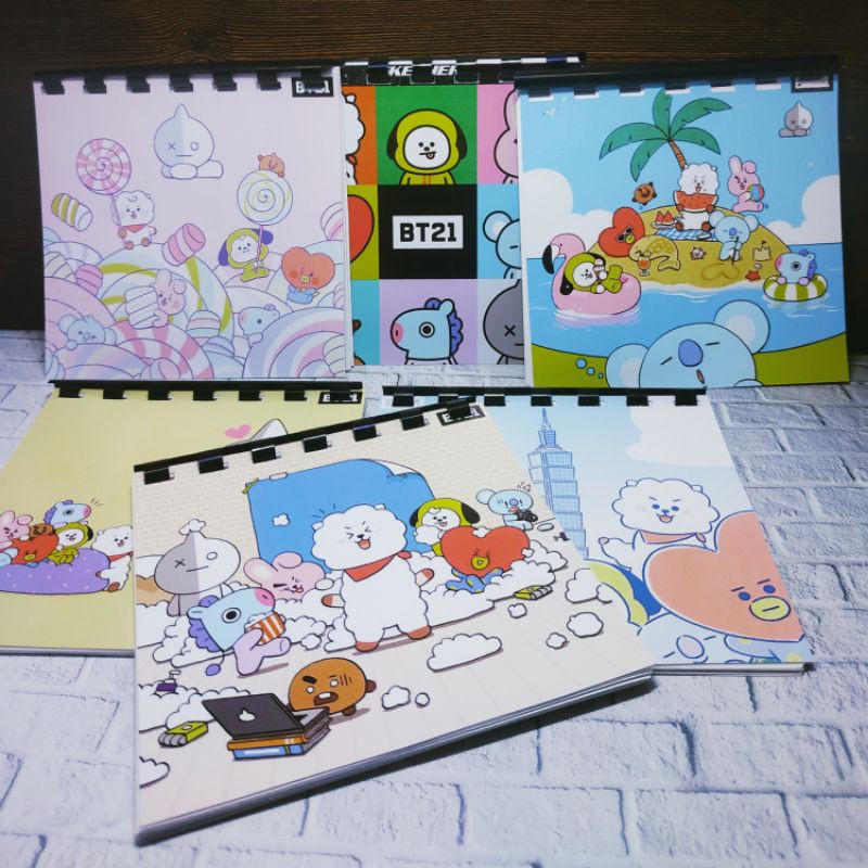 Cuộn Giấy Note In Hình Các Nhân Vật Bt21 Bts