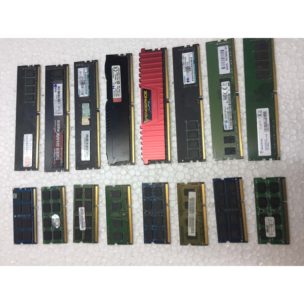 Ram LAPTOP/PC DDR4 DDR3 2G 4G Bus 1333/1600 hoặc Bus 2133/2400 21