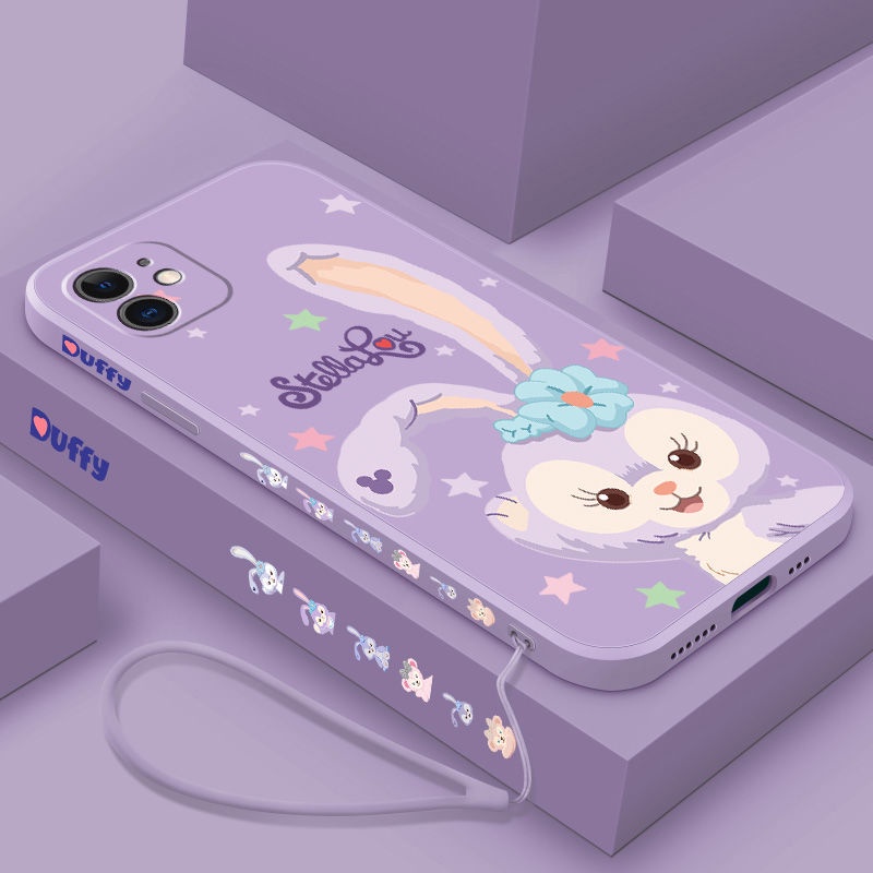 Liquid silicone case for samsung A32 A52 A72 A12 M12 M62 F62 A51 A71 4G cartoon full protection camera phone case